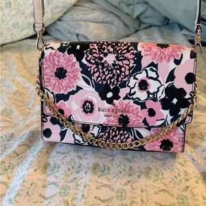 Kate Spade Pink Floral Crossbody Bag
